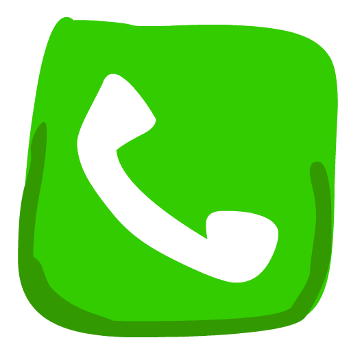 Telephone Png Transparent (lavender, lime, black, green, white)