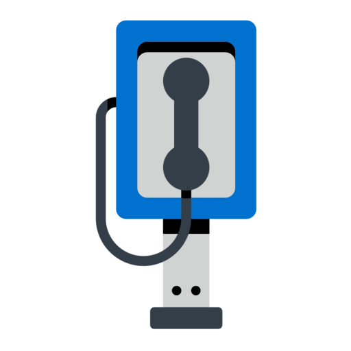 Telephone Booth Free Png Icon Download (indigo, teal, black, silver, navy)