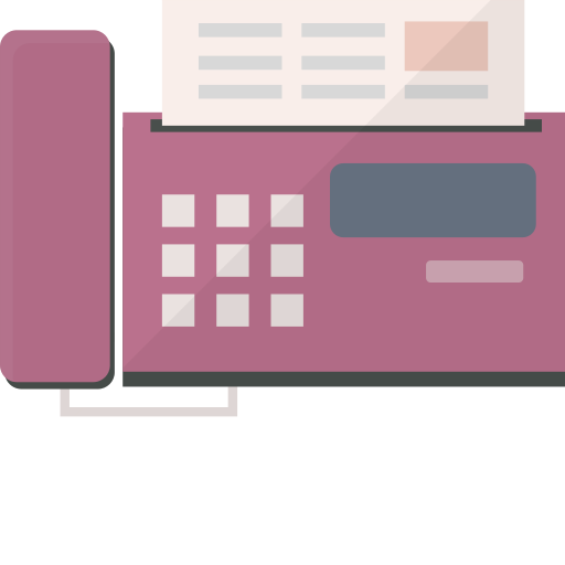 Telephone With Fax Free Transparent Png Icon Download (beige, black, indigo, gray)