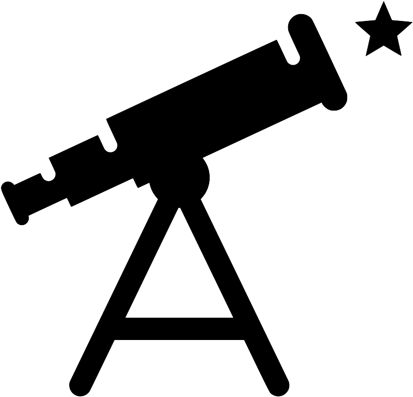 Telescope Png Isolated Transparent Hd Photo (black)