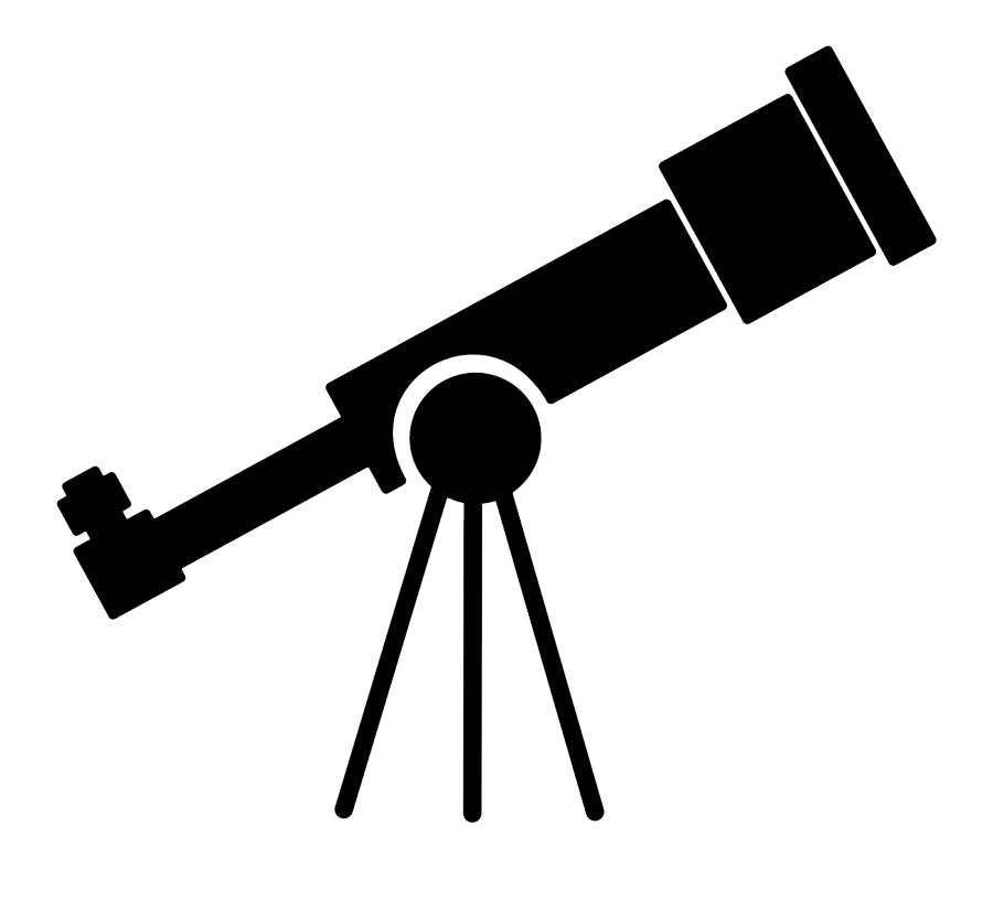 Telescope Transparent Isolated Images Png (black, gray, lavender, white)