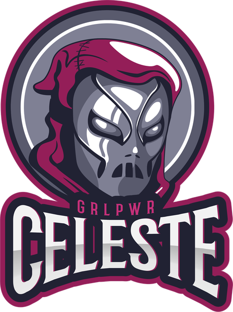 Celeste Game Logo Png Photos (black, gray, purple, white)