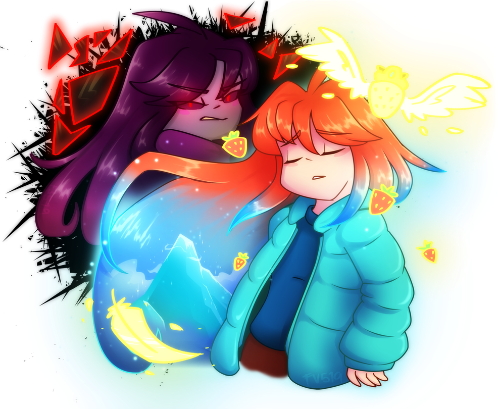 Celeste Game Transparent Images Png (red, yellow, black, greenish blue, lavender)