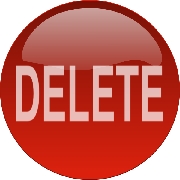 Delete Button Png Free Download (white, maroon, red)