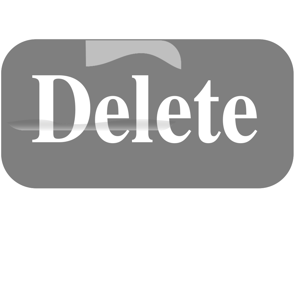 Delete Button Png Free Image (indigo, gray, white, black, silver)