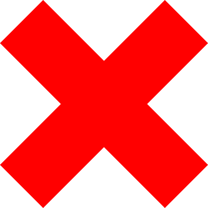 Delete Red X Button Png Image (black, maroon, red)