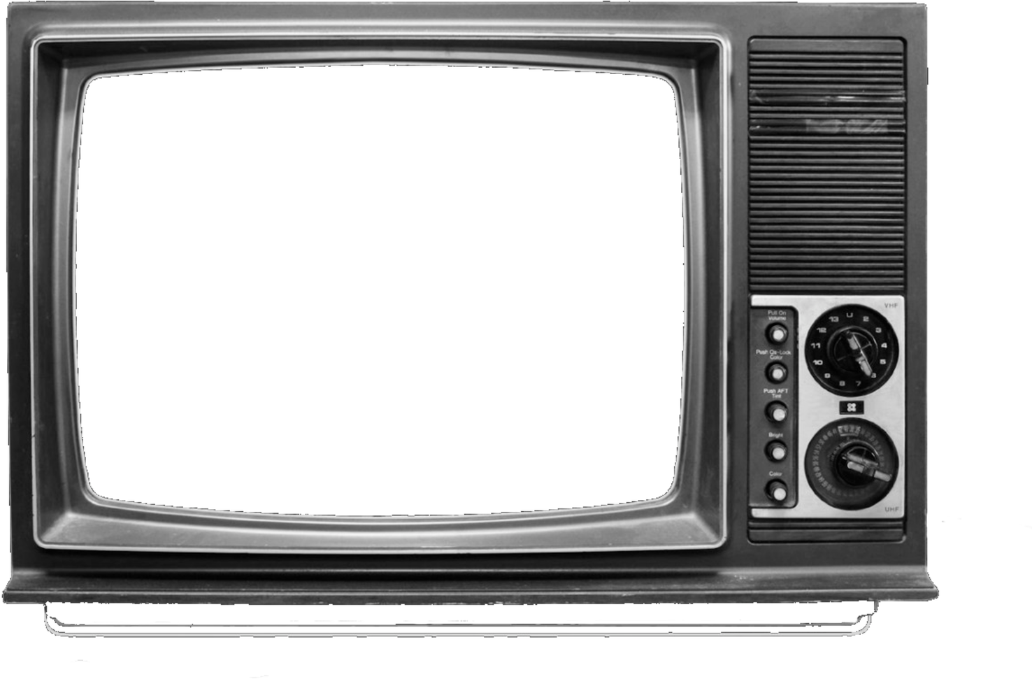 Television Frame Png File (indigo, black)