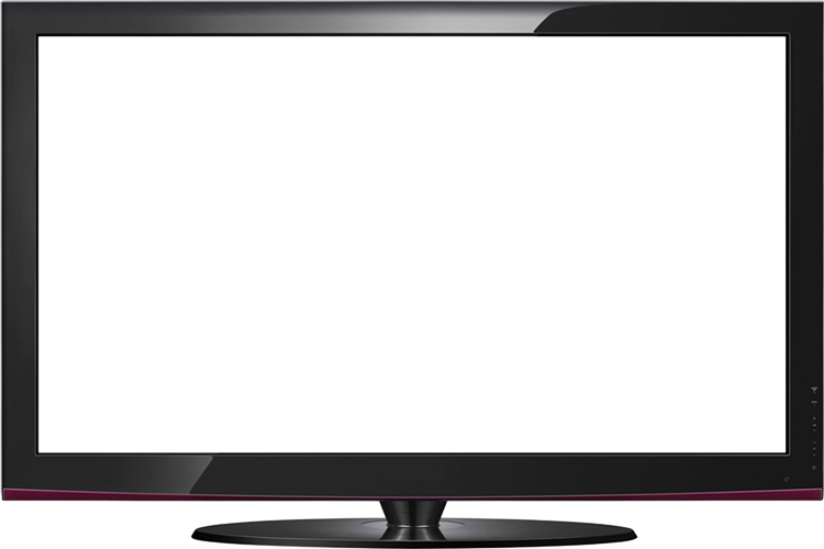 Television Frame Png Isolated Hd (black, white)