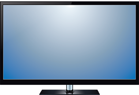 Television Png Photo (black, gray, silver)