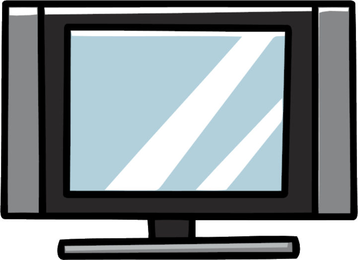 Television Png Pic (black, gray, silver, white)