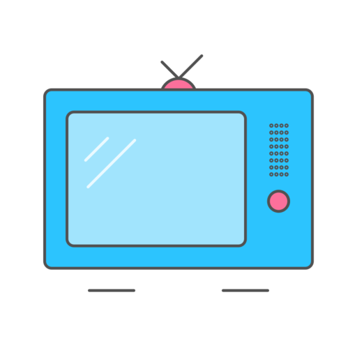 Television Free Png Icon (indigo, teal, black, greenish blue, mint)