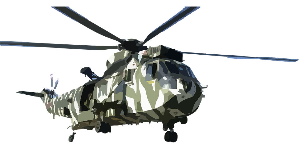 Helicopter Png Background Image (black, white)