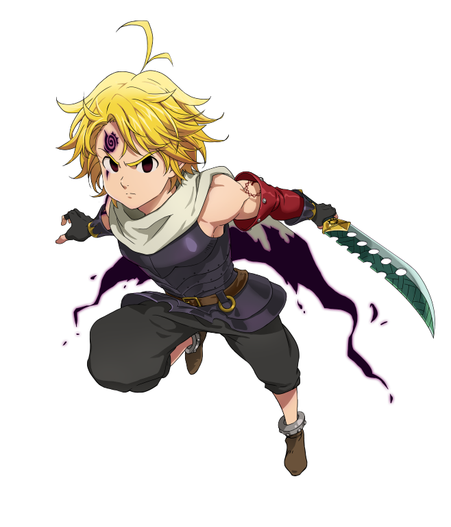 Meliodas Png Photo (black, indigo)