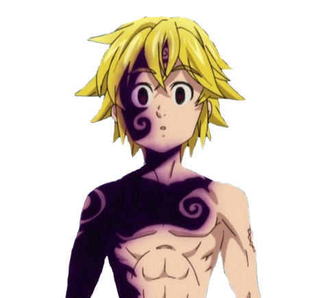 Meliodas Png Pic (black, pink)