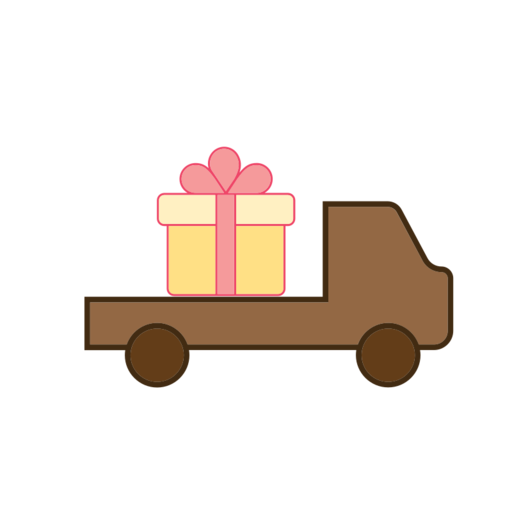 Deliver Goods Free Png Icon Download (pink, maroon, beige, black, gray)