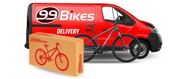 Delivery Bike Png File (black, red)