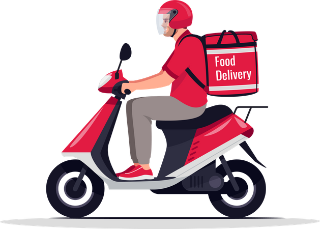 Delivery Bike Png (indigo, gray, lavender, black, red)