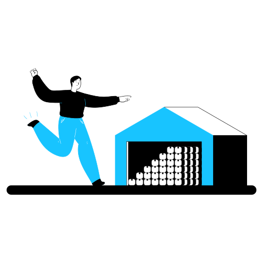 Delivery Shipping Logistic Warehouse Storage Icon Free Transparent Png Icon Download (teal, greenish blue, black, white)