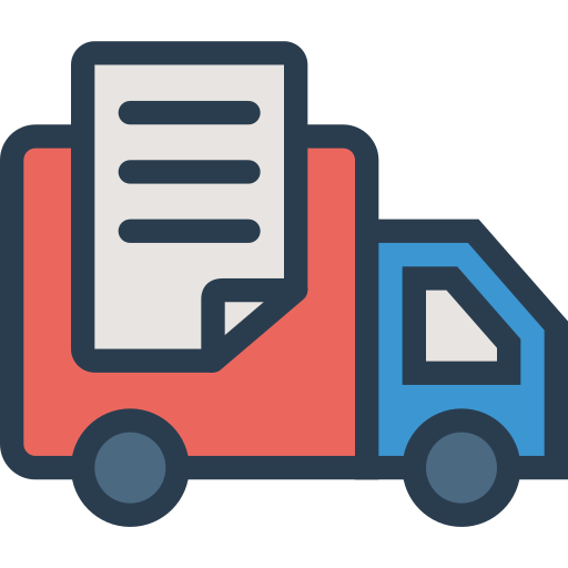 Delivery Truck Icon Free Transparent Png Icon Download (salmon, indigo, beige, black, teal)