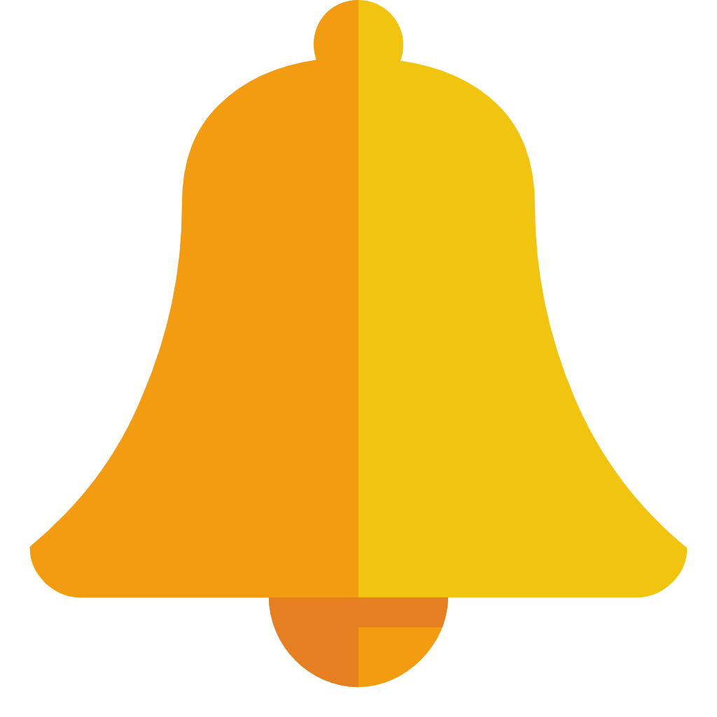 Bell Png Pic (white, orange, chocolate, gold)