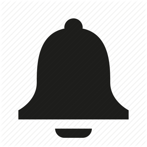 Bell Png Transparent Image (black, indigo)