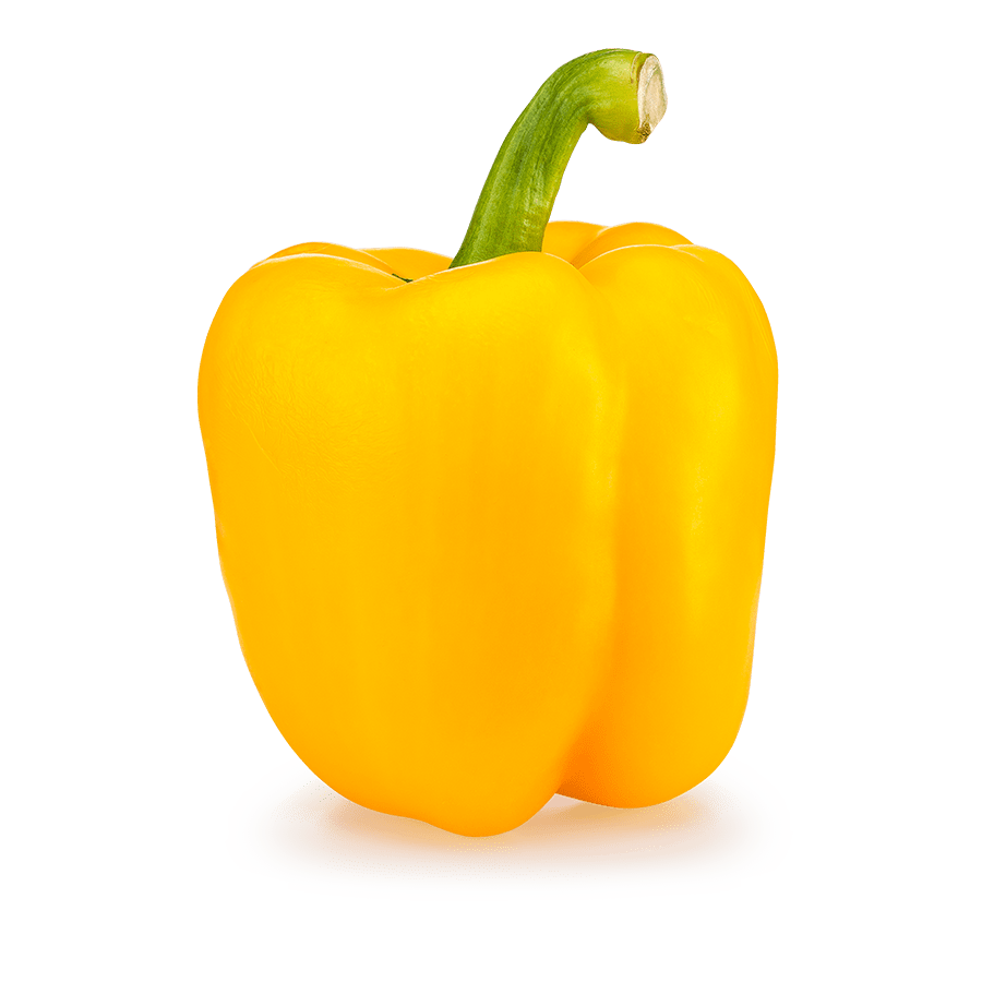 Bell Pepper Yellow Organic Png (orange, gray, gold)