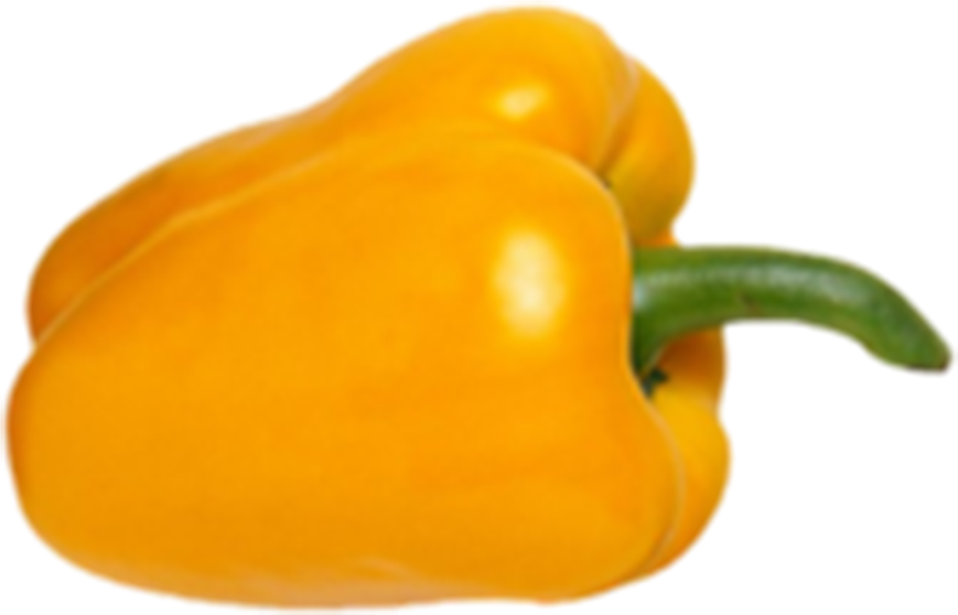 Bell Pepper Yellow Sweet Png (orange, black)