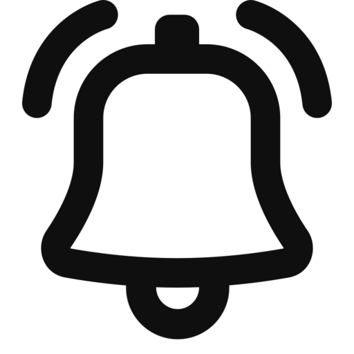 Bell Ringing Free Transparent Png Icon Download (black)