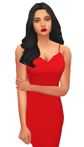 Bella Goth Png Clipart (black, red)