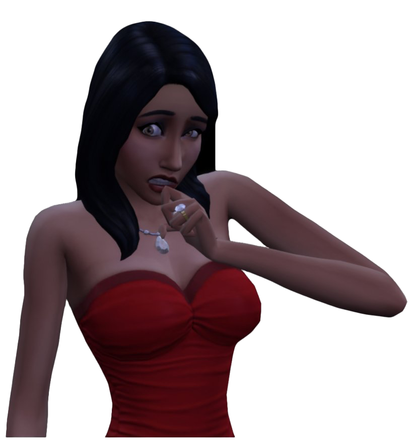 Bella Goth Png File (white, maroon, black, indigo)