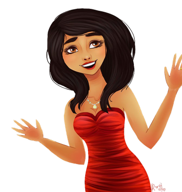 Bella Goth Png Pic (black)