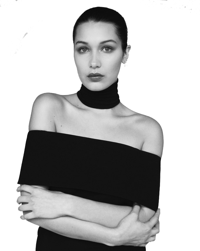 Bella Hadid Png Clipart (maroon, black, silver)