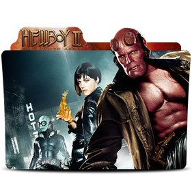 Hellboy 2 Png Isolated Hd (black)