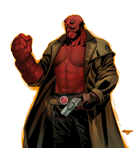 Hellboy Png Hd (black)