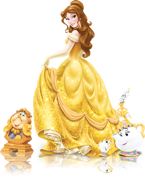 Belle Transparent Png (black, pink, white)