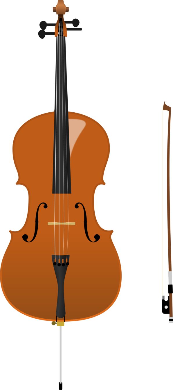 Cello Png Pic (black, gray, chocolate)