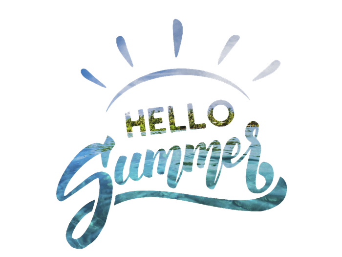 Hello Summer Png Hd (black)