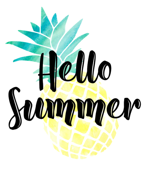 Hello Summer Png Photos (black)