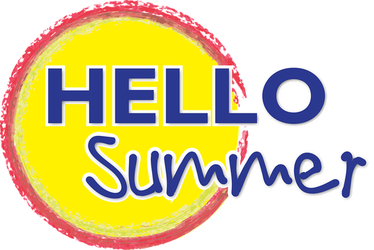 Hello Summer Png Picture (yellow, navy, indigo, black, gray)