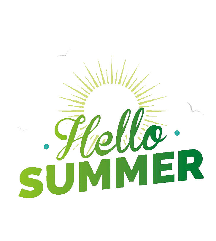 Hello Summer Word Png Hd (white)