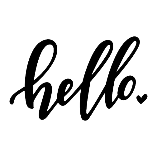 Hello Word Png Pic (black, lavender, white)