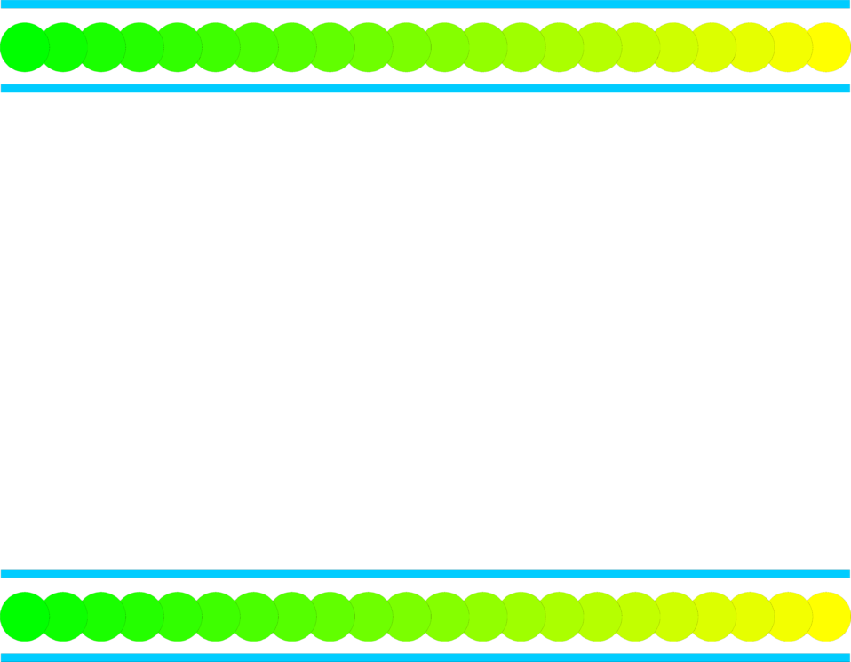 Yellow Border Frame Png Clipart (yellow, lime, black, greenish blue, teal)