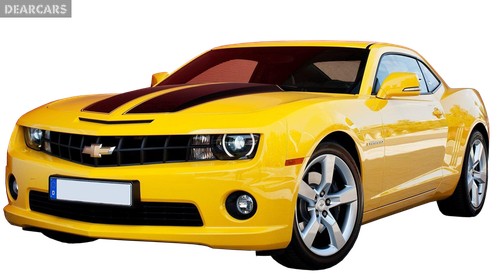 Yellow Camaro Png Image (black, lavender)