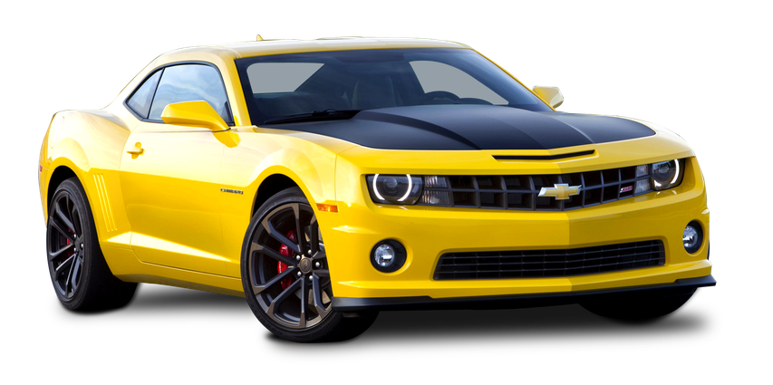 Yellow Camaro Png Picture (black, gold, teal, orange)