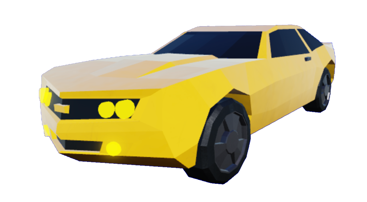 Yellow Camaro Transparent (gold, black)