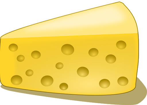 Yellow Cheese Piece Png Pic (gold, beige, pink, olive, black)