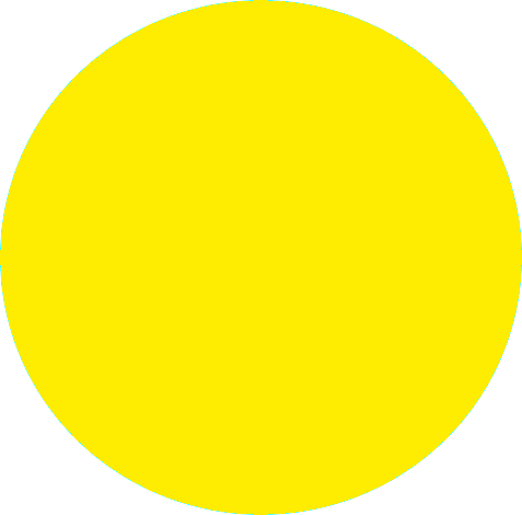 Yellow Circle Png Clipart (white, yellow)