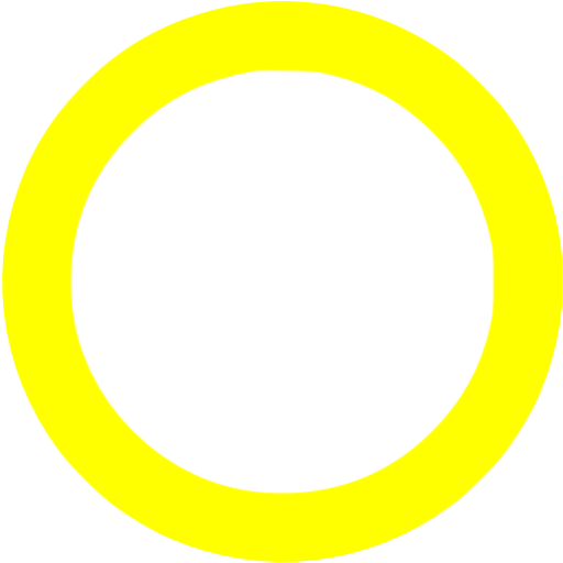 Yellow Circle Png Cutout (gold, black, olive, yellow)