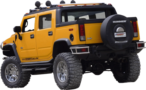 Yellow Hummer Png Image (black)