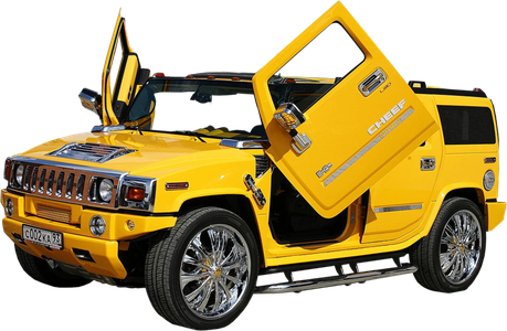 Yellow Hummer Png Photos (black, orange)